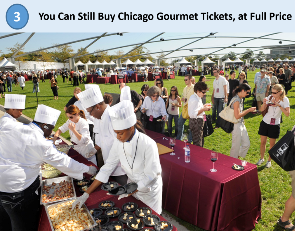 3. Chicago Gourmet Tickets