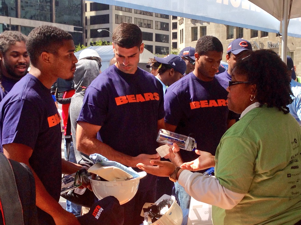 Chicago Bears Habitat for Humanity